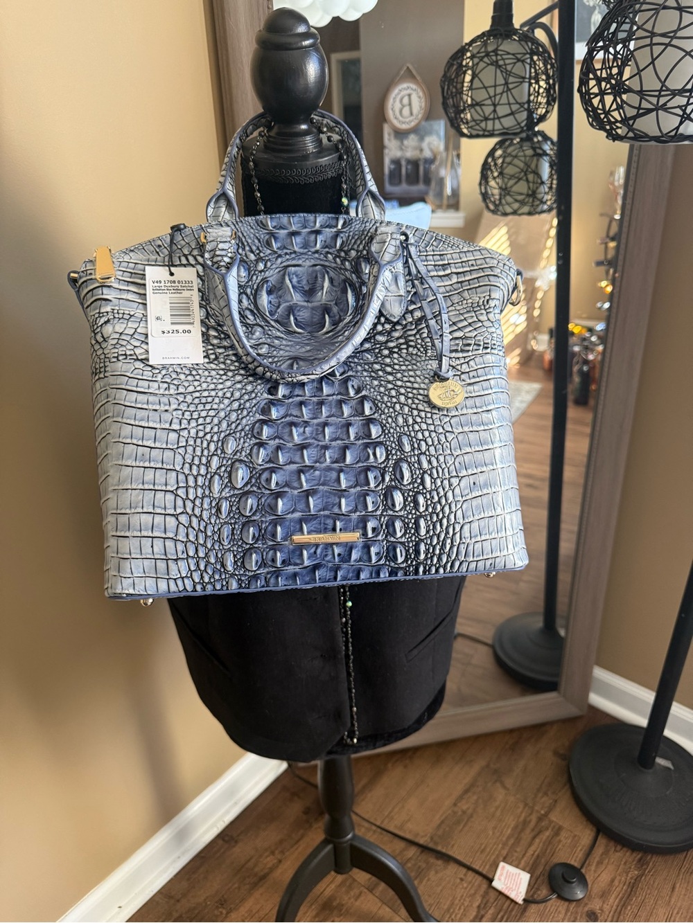 Brahmin Bellbottom Blue Melbourne Ombré